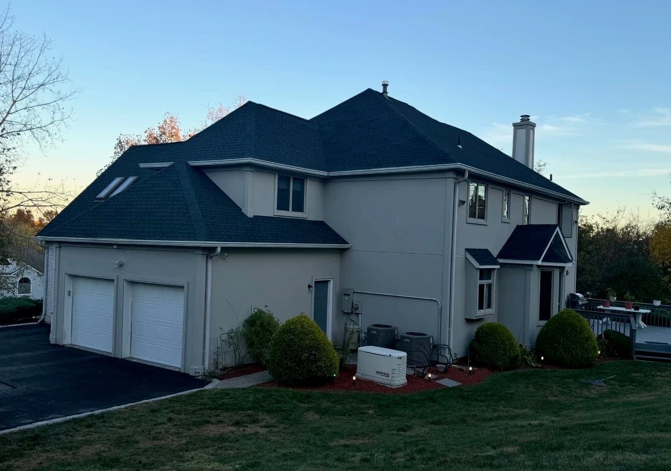 Luxury residential roofing project in the Hudson Valley